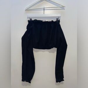 Long sleeve tube top